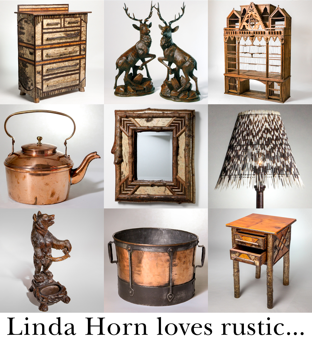 Linda Horn loves rustic...
