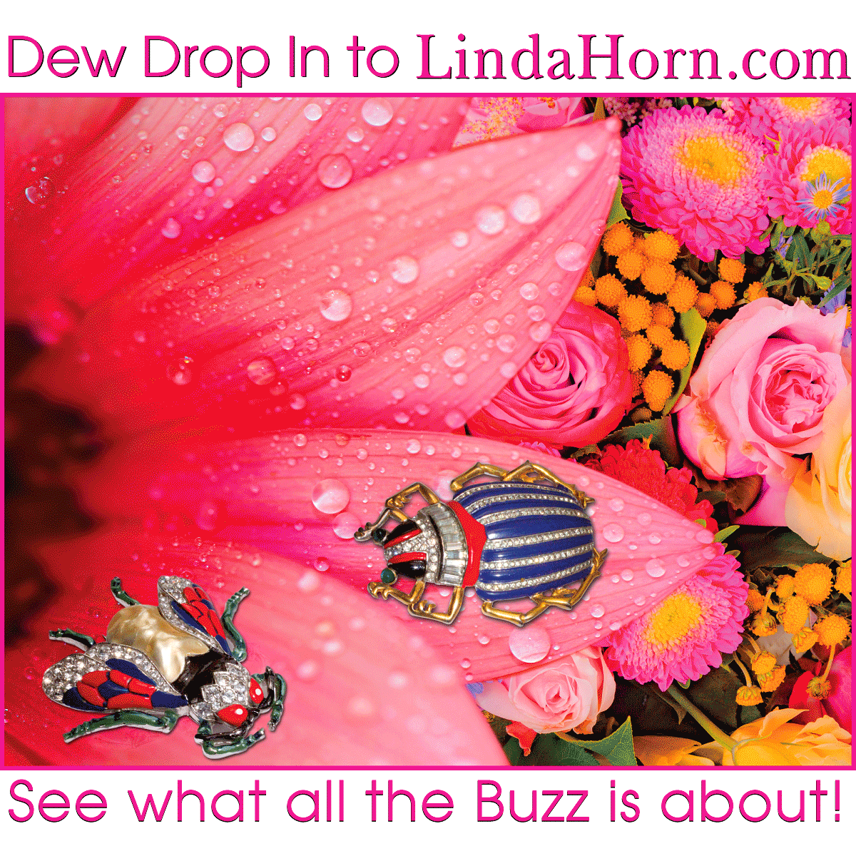 Dew Drop In to LindaHorn.com