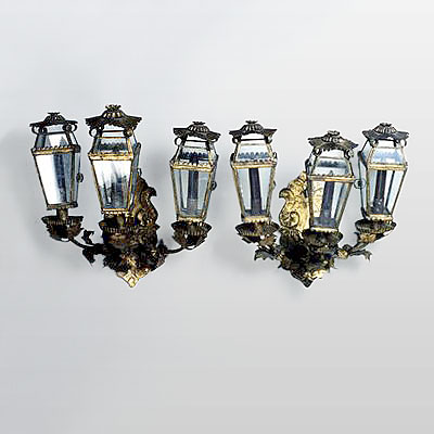 FRENCH TOLE SCONCES