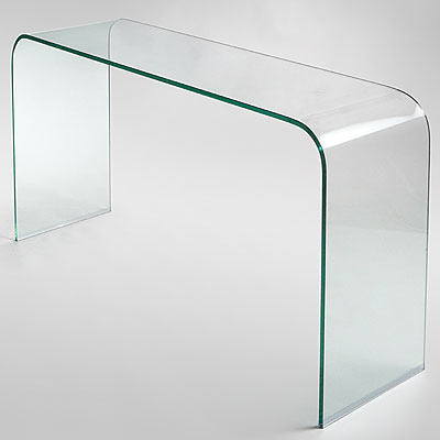 LARGE GLASS CONSOLE