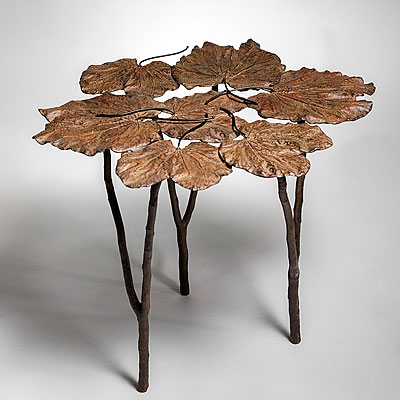 BRONZE LILY PAD TABLE