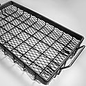 LARGE WIRE BLACK TRAY