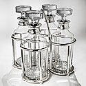 DECANTERS WITH TROLLEY