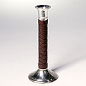LEATHER CANDLESTICK