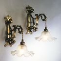 BRASS WALL SCONCES